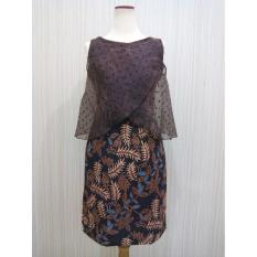 Batik Wanita Modern Dress Batik Modern Bahan Katun Kombinasi Dress Batik Pesta Biancalita RR1842 Semarak ASEAN GAMES 2018 Jakarta Palembang by Arcobaleno Desain CANTIK dan ANGGUN cocok untuk baju kerja, baju dress pesta dan acara resmi lainnya harga MURAH