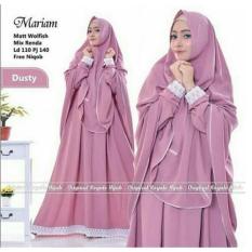 Dress Wanita Syari - Mariam Syari TERSEDIA WARNA:KUNING