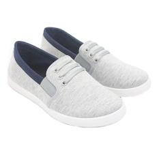 Dr.Kevin Sepatu Slip-On Wanita 5309 Abu/Biru - Desain Simpel & Elegan - Nyaman Dipakai
