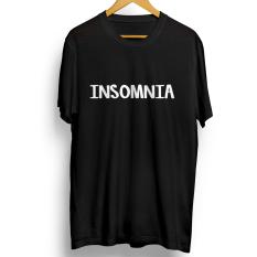 Drooms Kaos/ T-Shirt Pria/ Wanita INSOMNIA Lengan Pendek
