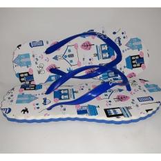 Drooms Sandal Chika/ Sandal Jepit Wanita/ Sandal Lucu/ Sandal Flip Flop Brand New Motif Restaurant