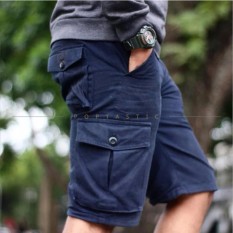 DS Celana Cargo Pendek Navy
