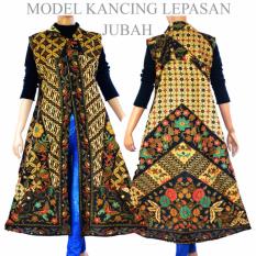 Dua Melati Tunik Batik Jas Panjang Bolero Cardigan Rompi Panjang A456 terusan