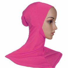Ramah Lingkungan Gaya Klasik Di Bawah Scarf Chin Mengurangi Hat Jilbab Wanita Muslim Lslamic Kepala Memakai Leher Naik Merah-Internasional