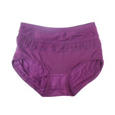 EELIC 9962 Celana Dalam Wanita, Warna Ungu, Desain Renda Halus Warna Polos Nyaman Dipakai