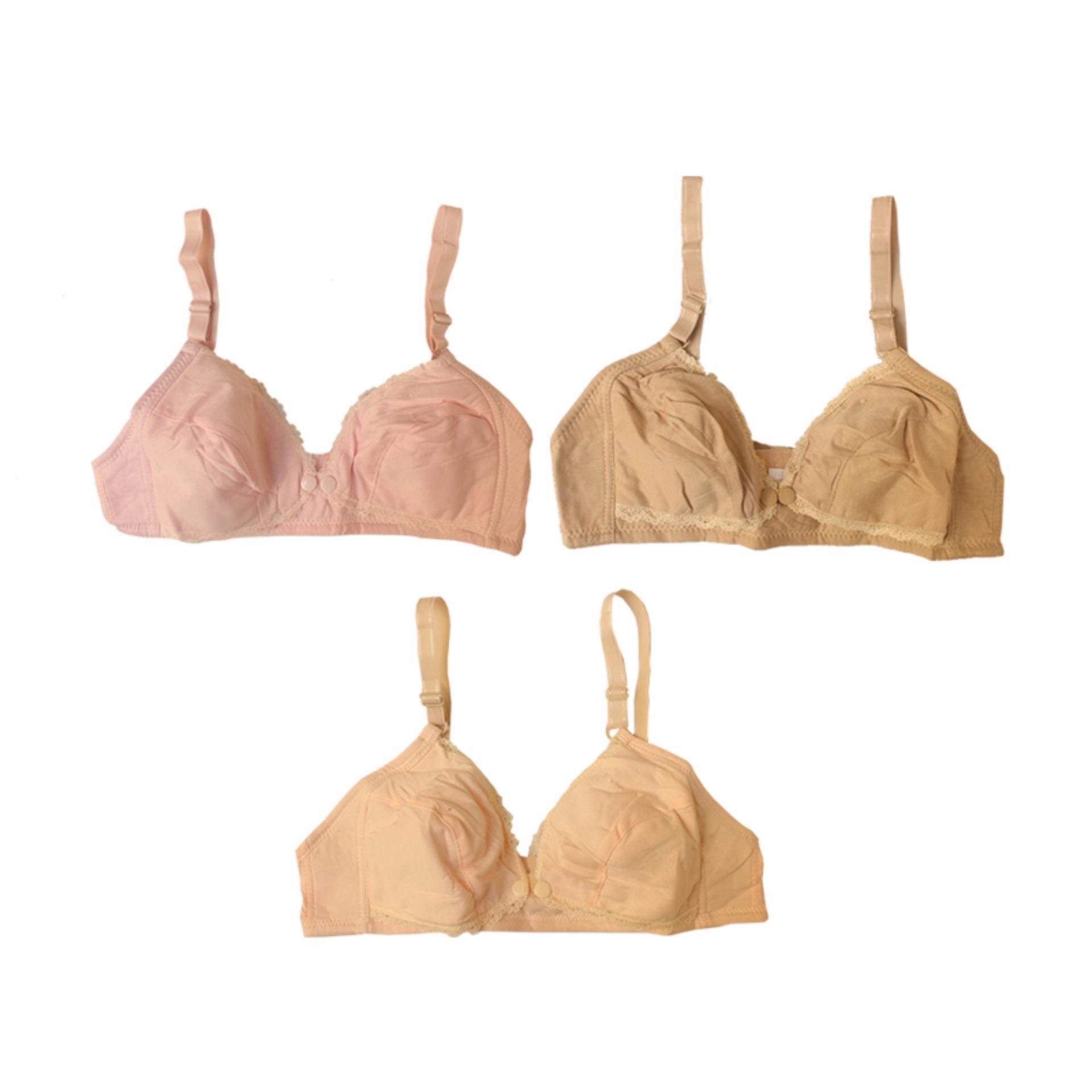 EELIC BRA-017 3 PCS MIX Bra Menyusui, Atau Pada Saat Kehamilan