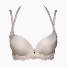 EELIC BRA-21111 CREAM Bra Renda Double Tali Elegan