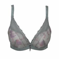 EELIC BRA-5810 HIJAU Bra Motif Bunga Push Up Bra