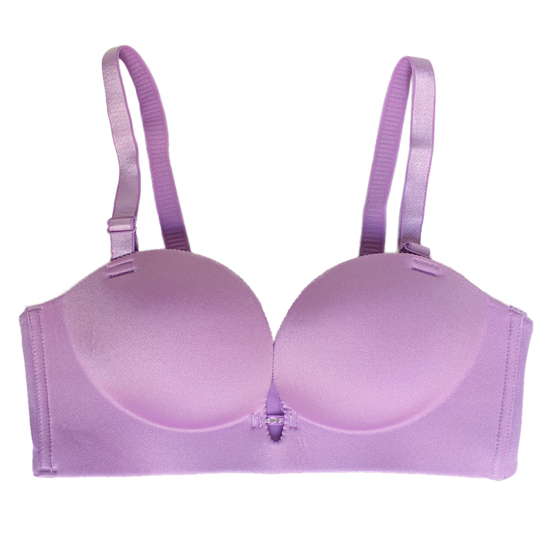 EELIC Bra Elegan 01 Ungu Muda, Bra Pemijat Payudara One Piece 3D Push Up