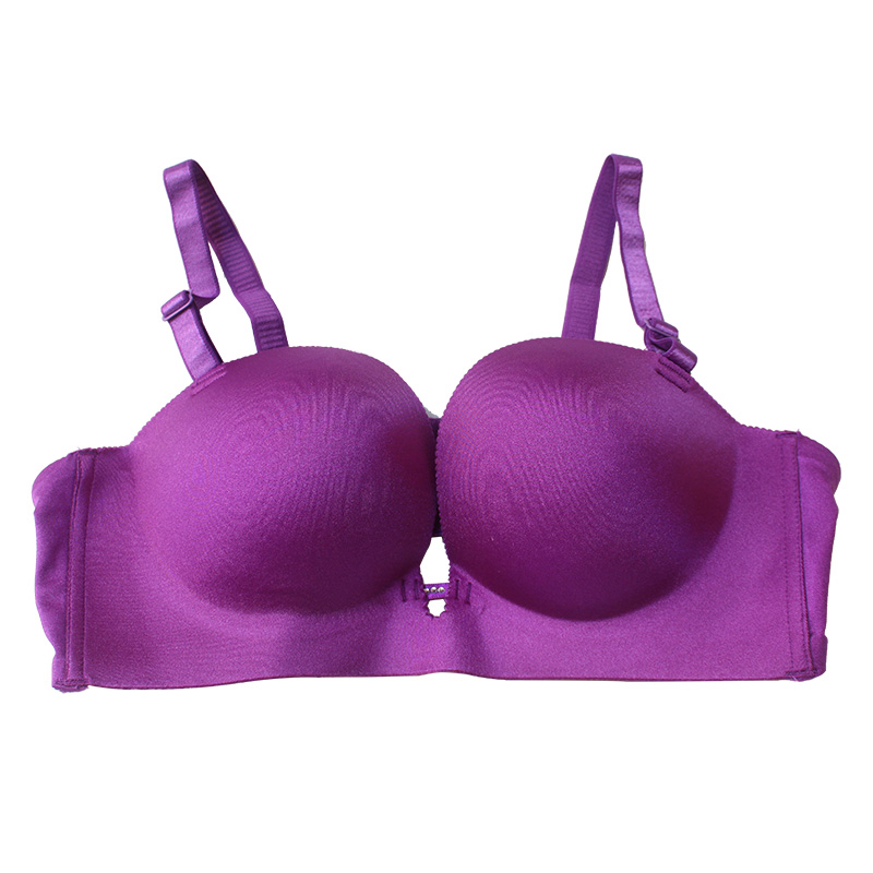EELIC Bra Elegan 01 Ungu Tua, Bra Pemijat Payudara One Piece 3D Push Up