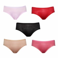 EELIC CDW-3423 5 PCS Celana Dalam Wanita Dewasa Polos Warna -Warni