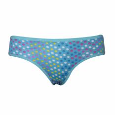 EELIC CDW-808 BIRU Celana Dalam Wanita Motif polkadot Pelangi