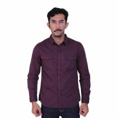 Eiger Riding Kemeja Lengan Panjang Pria Minivan - Maroon