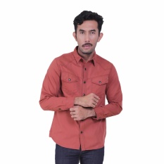 Eiger Riding Kemeja Lengan Panjang Pria Scott - Coklat