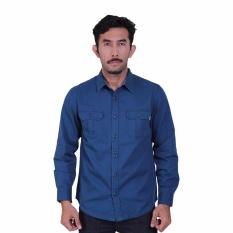 Eiger Riding Kemeja Lengan Panjang Pria Tortoise - Navy