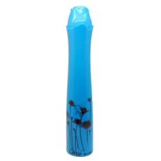 Eigia Payung Lipat Botol Motif Bunga Mawar Rose Cantik Purple Desain Lucu Unik Anti Basah UV Protection Folding Umbrella Cute Design Mini Kecil Anti Panas Hujan Mudah Disimpan Dibawa Bahan Poliester Kerangka Logam Kokoh K036 - Biru
