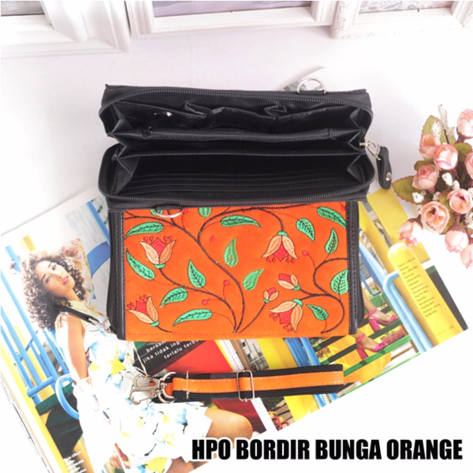EL PIAZA HPO Bordir Bunga Orange - Dompet Multifungsi Serbaguna Clutch Bag - Sling Bag Tas Genggam Tas Slempang Tas Bahu Modis Dompet Lucu Dompet Unik Dompet Keren HPO Wanita Super Best Seller Dompet Serbaguna - Bordir Bunga Orange EL PIAZA HPO Bordir Bunga Orange - Dompet Multifungsi Serbaguna Clutch Bag - Sling Bag Tas Genggam Tas Slempang Tas Bahu Modis Dompet Lucu Dompet Unik Dompet Keren HPO Wanita Super Best Seller Dompet Serbaguna - Bordir Bunga Orange