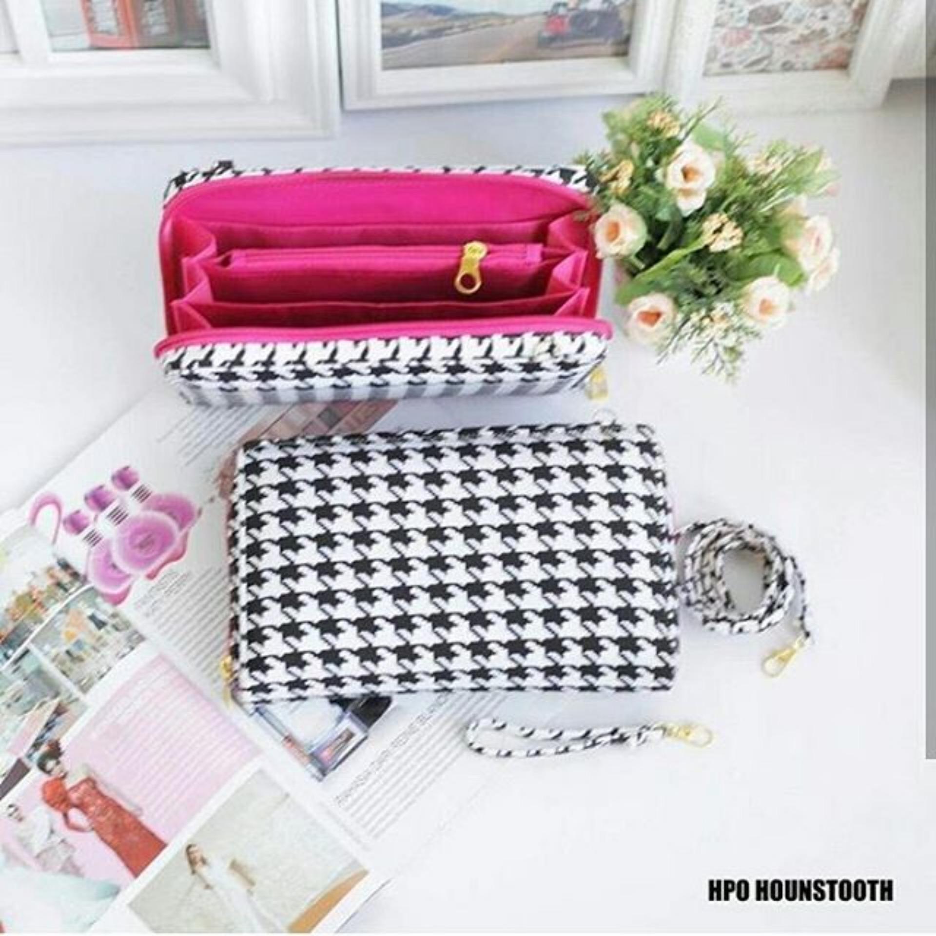 EL PIAZA HPO Wallet Hounstooth - Dompet Multifungsi Serbaguna Clutch Bag - Sling Bag Tas Genggam Tas Slempang Tas Bahu Modis Dompet Lucu Dompet Unik Dompet Keren HPO Wanita Super Best Seller - Dompet Serbaguna Hounstooth EL PIAZA HPO Wallet Hounstooth - Dompet Multifungsi Serbaguna Clutch Bag - Sling Bag Tas Genggam Tas Slempang Tas Bahu Modis Dompet Lucu Dompet Unik Dompet Keren HPO Wanita Super Best Seller - Dompet Serbaguna Hounstooth