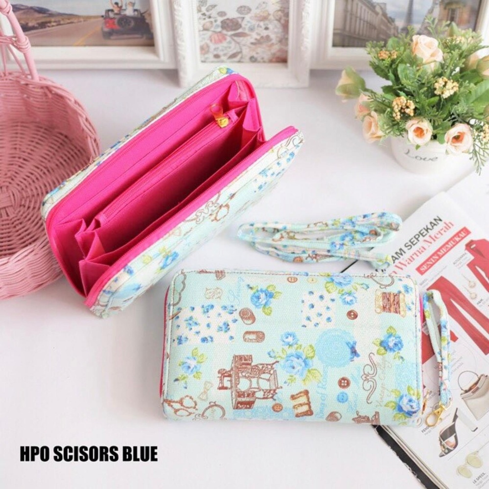EL PIAZA HPO Wallet Vintage Tosca - Dompet Multifungsi Serbaguna Clutch Bag - Sling Bag Tas Genggam  Tas Slempang Tas Bahu Modis Dompet Lucu Dompet Unik Dompet Keren HPO Wanita Super Best Seller - Dompet Serbaguna Vintage Tosca