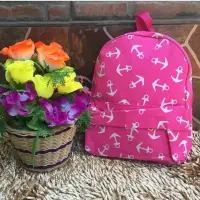 EL Piaza Mini Ransel Backpacks Anchor Pink - Tas Ransel Sling Bag Tas Slempang Tas Sekolah