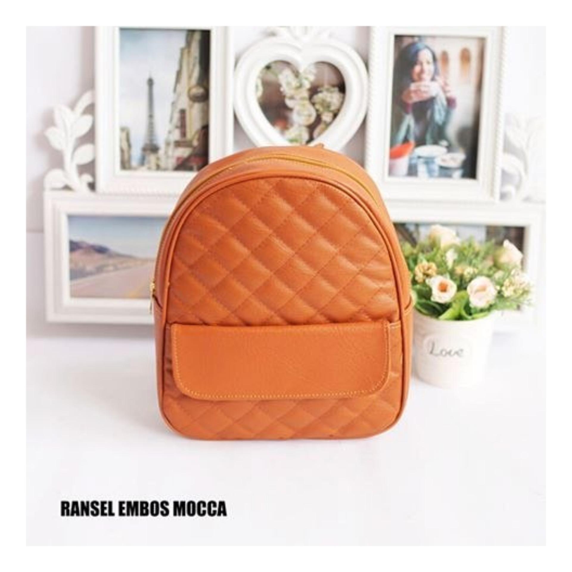 EL PIAZA Mini Ransel Backpacks Kulit - Ransel Mini Ransel Lucu Tas Ransel Sling Bag Tas