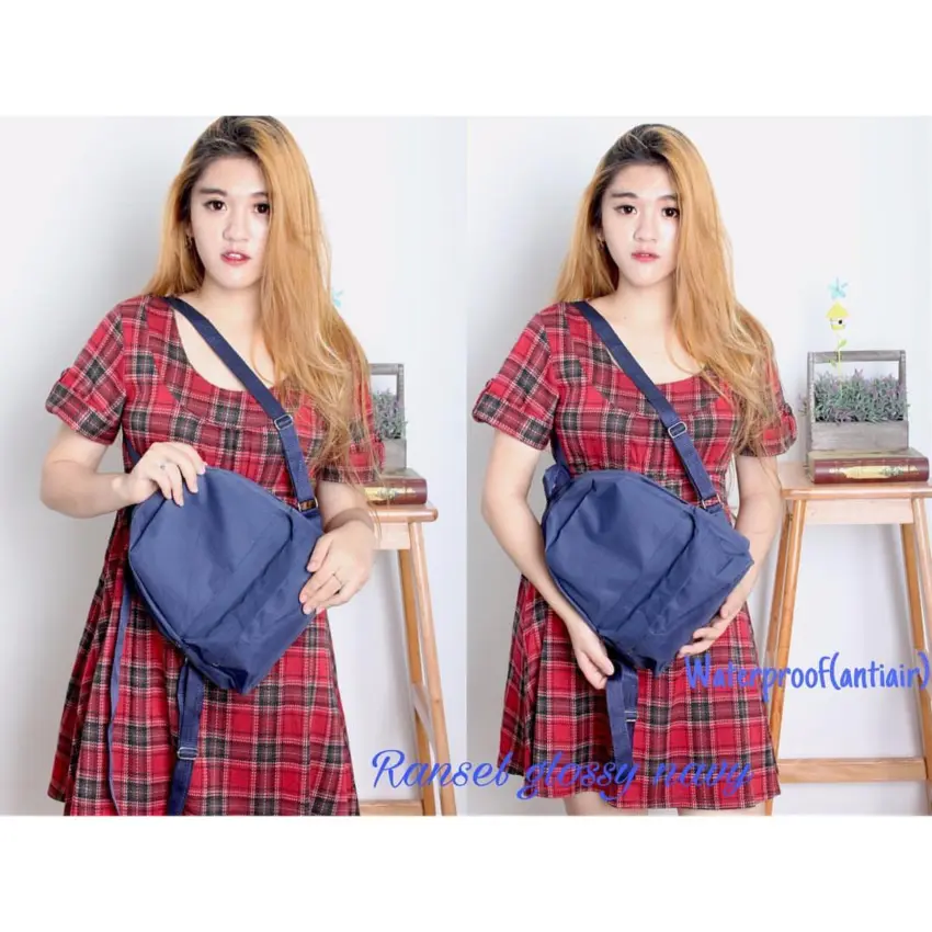 el piaza mini ransel kanvas ransel mini ransel lucu tas ransel sling bag tas slempang tas