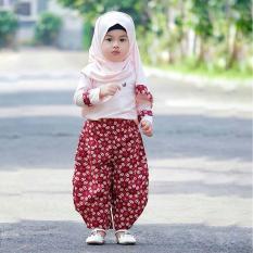 eLBi Hana Jasmine Set Little Bee Boutique / Baju Anak Perempuan / Baju Anak / Baju Casual Anak Balita / Setelan Anak Perempuan / Blouse dan Celana Jasmine Anak