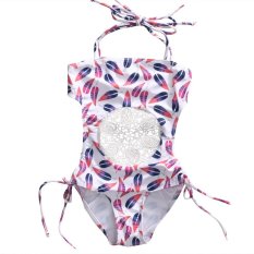 Elegan Bordir Anak's One Piece Swimwear Bikini-Intl