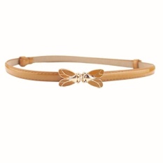 Elegan Fashion Wanita Sabuk Permen Warna Kulit Pinggang Gaun Aksesoris BW-Intl
