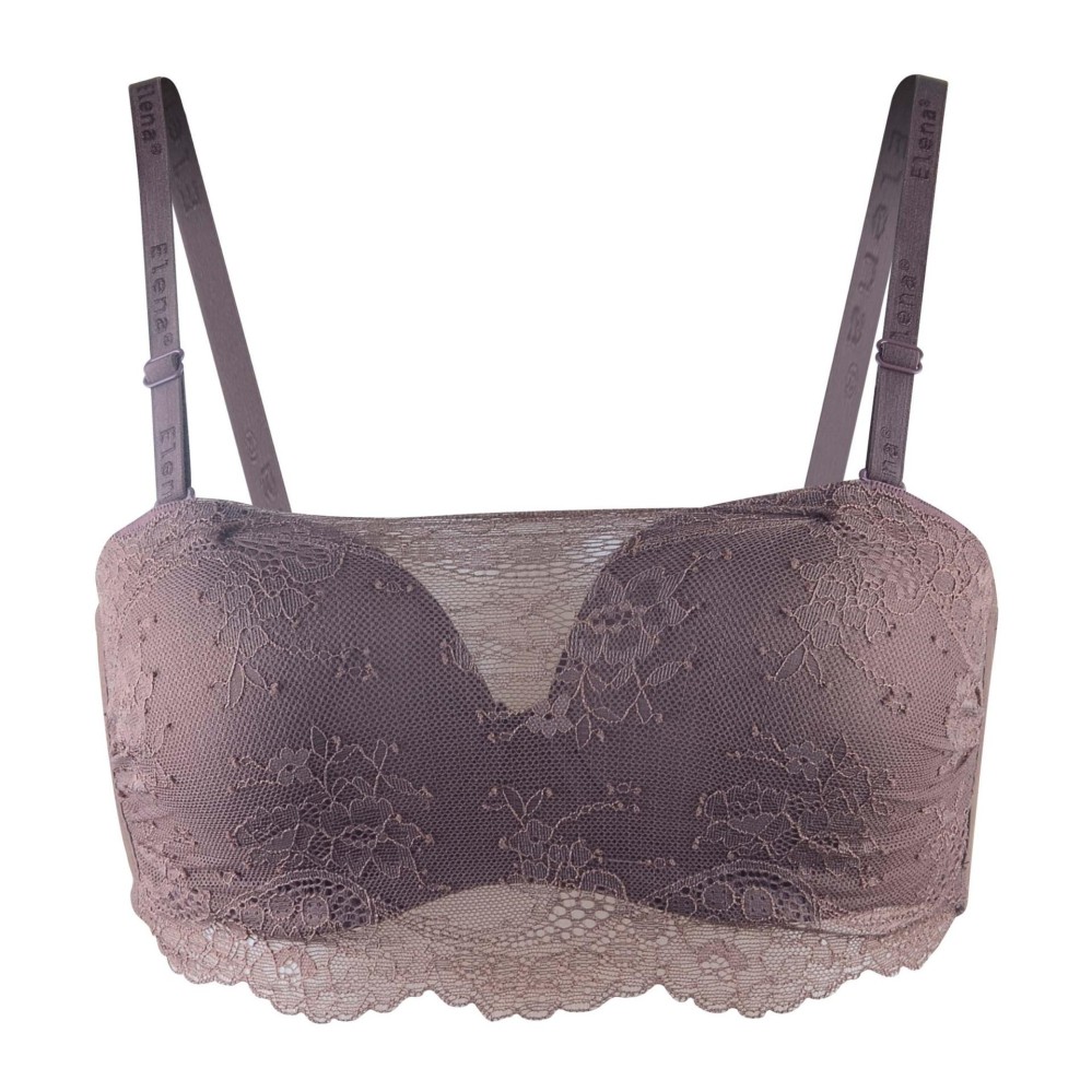 Elena Bandeau Push Up Bra E 28859 - Brown 32B-36B - Pakaian Dalam Wanita BH