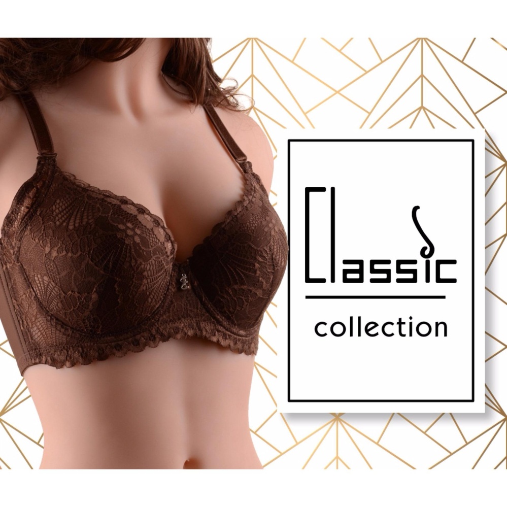 Elena Basic Bra 28855 - Brown (36B - 40B) - Pakaian Dalam Wanita BH Eksklusif