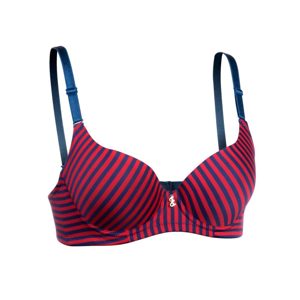 Elena Striped Bra Busa Tipis 28783 - (34B-40B) - Pakaian Dalam Wanita BH