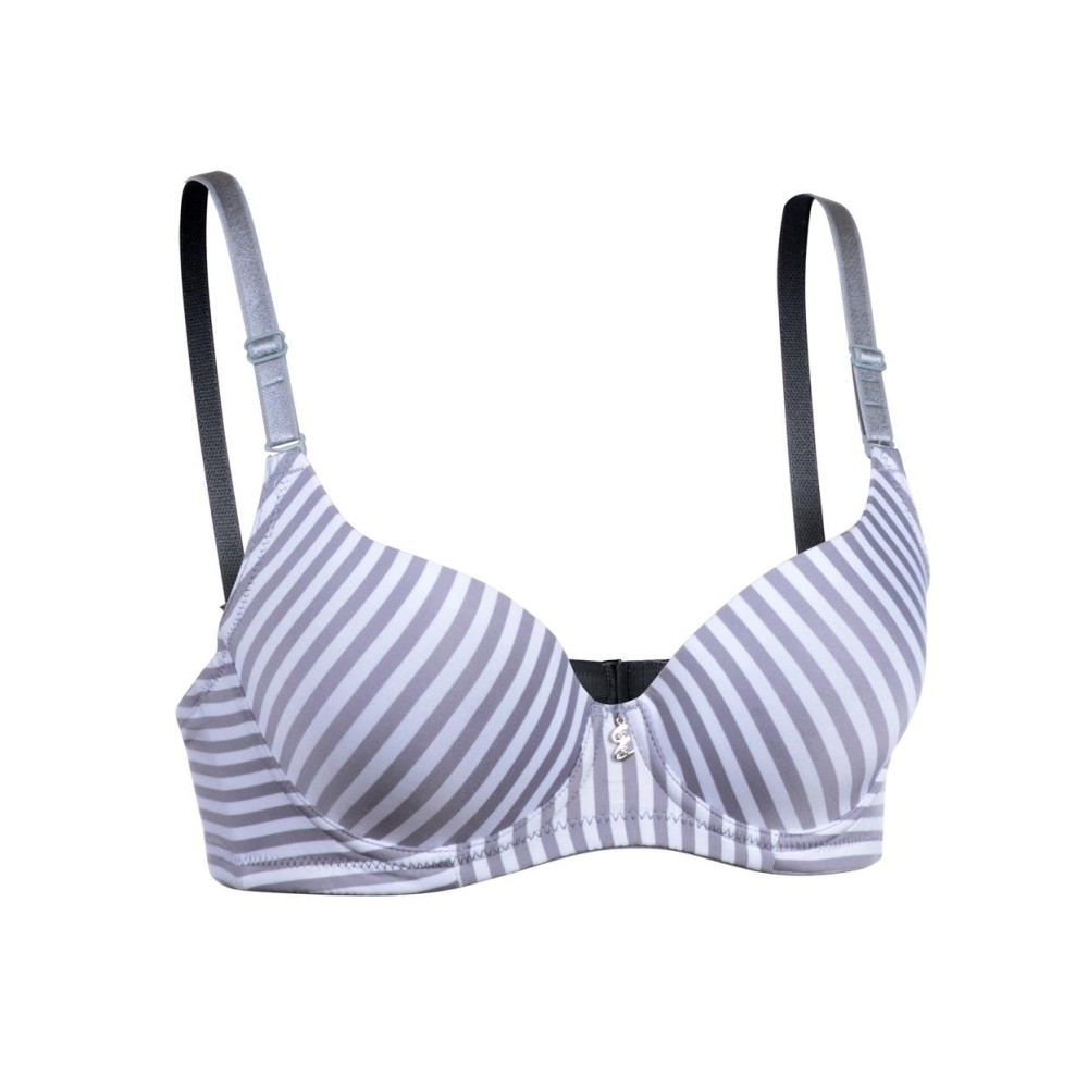 Elena Striped Bra Busa Tipis 28783 - (34B-40B) - Pakaian Dalam Wanita BH