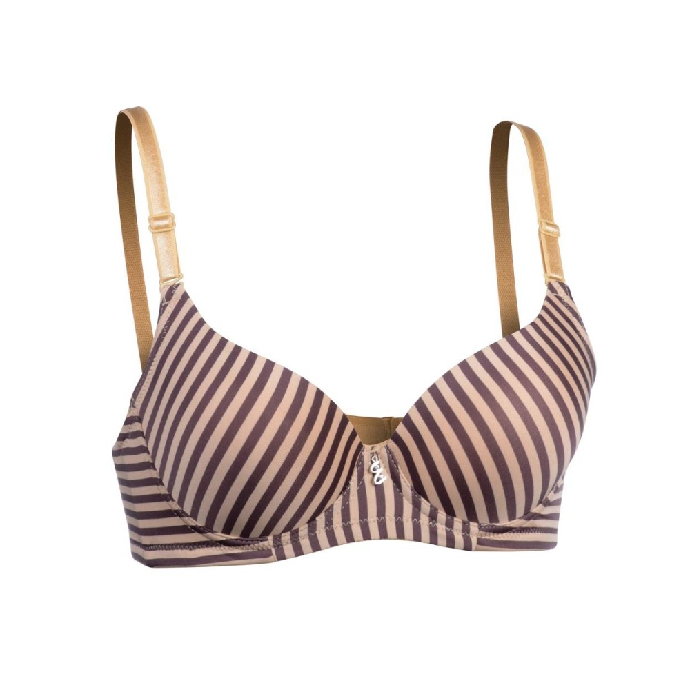 Elena Striped Bra Busa Tipis 28783 - (34B-40B) - Pakaian Dalam Wanita BH