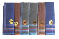 Elephant Sapu Tangan Pria Elephant Gajah - Warna Gelap