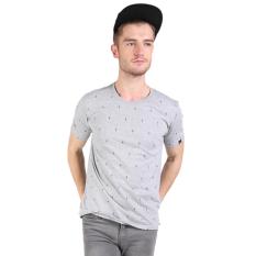 Elfs Shop - Kaos Pria Lengan Pendek Tshirt Oneck Cotton Airplane Pattern - Hitam