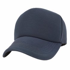 Elfs Shop - Topi Baseball Polos Men's Trucker Cap Emboss-Abu Tua