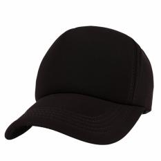 Elfs Shop - Topi Baseball Polos Men's Trucker Cap Emboss-Coklat Tua