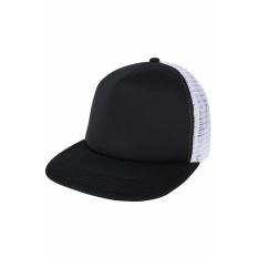 Elfs Shop - Topi Snapback Jaring Hitam-Putih