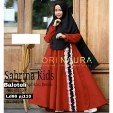 Elia Baju Gamis Brukat Untuk Anak 9-12thn Terbaru Wanita Fashion
