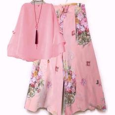 Elia Baju Setelan Kulot AtasanBunga Bunga Jepang Terbaru Bisa Untuk Hijab Kekinian Best Seller KeKinian