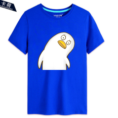Kahe Elizabeth Gintama lengan pendek baju kaos katun murni kerah bulat animasi sekeliling cos pemuda murid Baju Couple Lengan Pendek