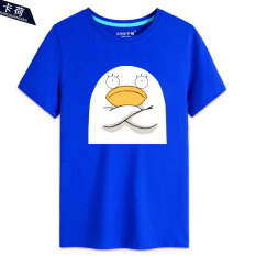 Kahe Elizabeth Gintama lengan pendek baju kaos katun murni kerah bulat animasi sekeliling cos pemuda murid Baju Couple Lengan Pendek