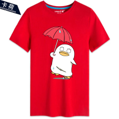 Kahe Elizabeth Gintama lengan pendek baju kaos katun murni kerah bulat animasi sekeliling cos pemuda murid Baju Couple Lengan Pendek