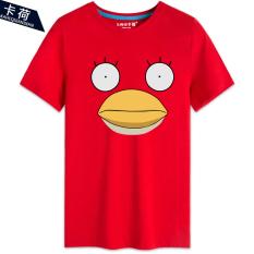 Kahe Elizabeth Gintama lengan pendek baju kaos katun murni kerah bulat animasi sekeliling cos pemuda murid Baju Couple Lengan Pendek