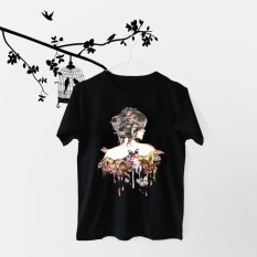 ELLIPSES.INC Tumblr Tee / T-Shirt / Kaos Wanita Body Girl - Hitam
