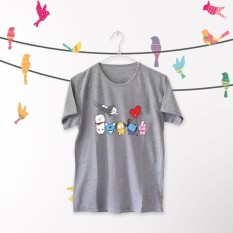 ELLIPSES.INC Tumblr Tee / T-Shirt / Kaos Wanita BT21 - Abu