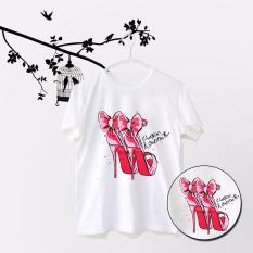 ELLIPSES.INC Tumblr Tee / T-Shirt / Kaos Wanita Heels Christian Louboutin - Putih