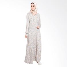 Elzatta Adra Disstress Circle Gamis - Peach