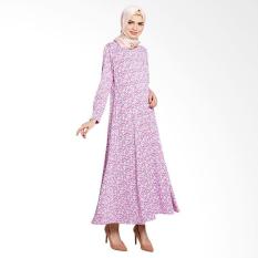 Elzatta Adra Hibiscus Gamis Muslim - Pink